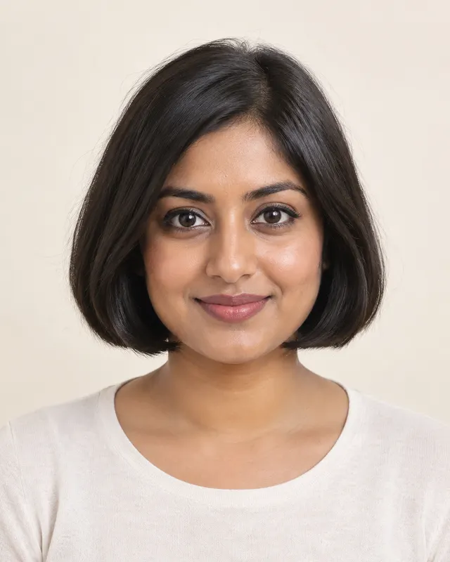 Chin-length bob